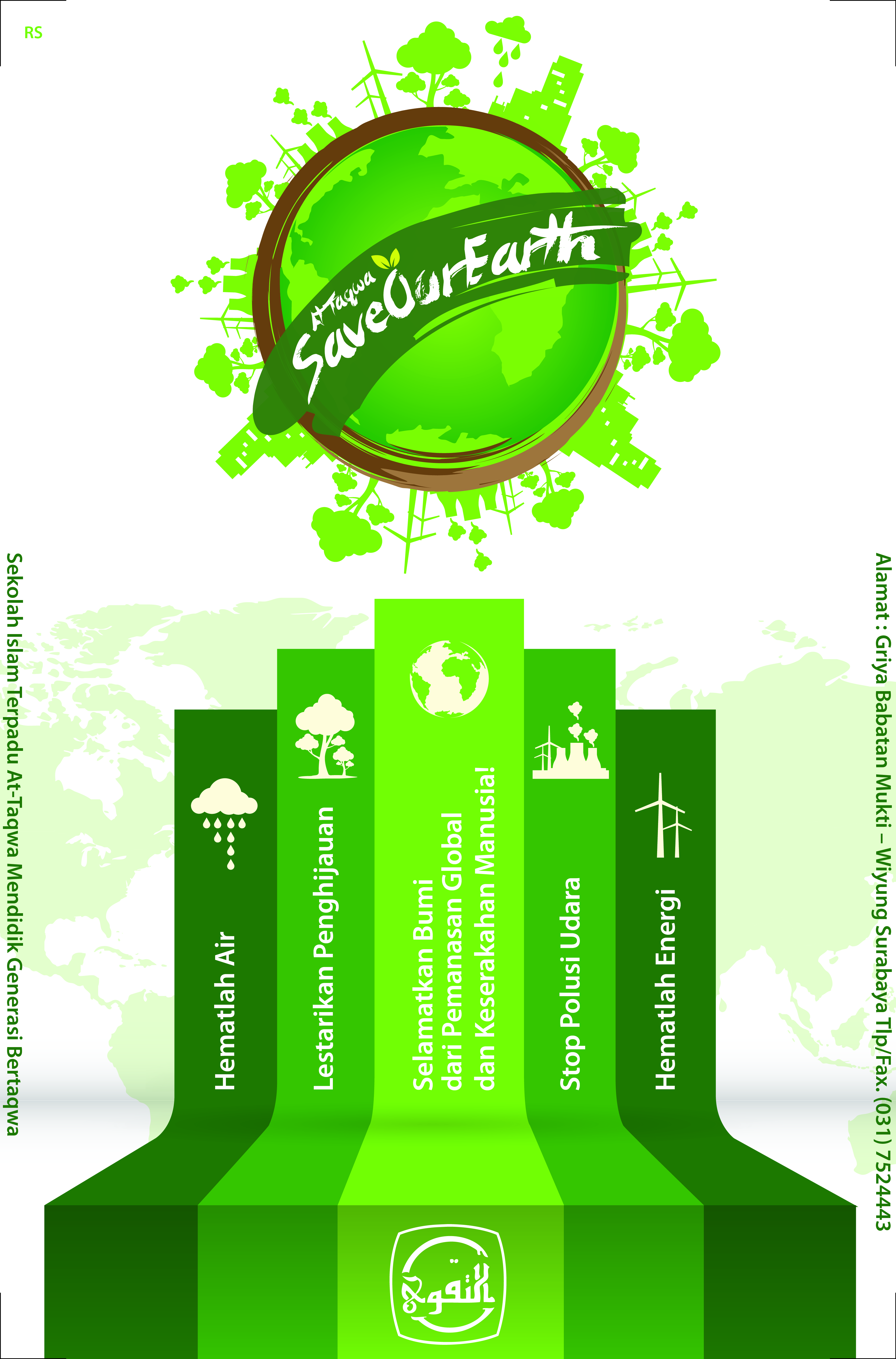  Desain  Poster  Lingkungan Sekolah
